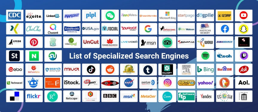 List of Search Engines